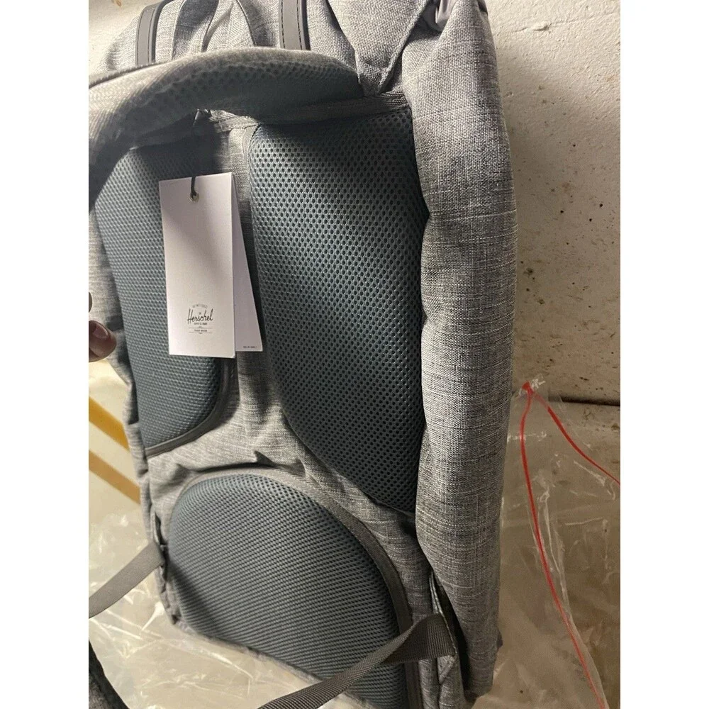 Herschel Little America 25L Laptop Backpack - Logz.io DevOps Tech Swag - GrayNWT